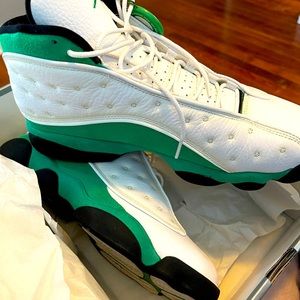 Jordan 13 Retro White Lucky Green